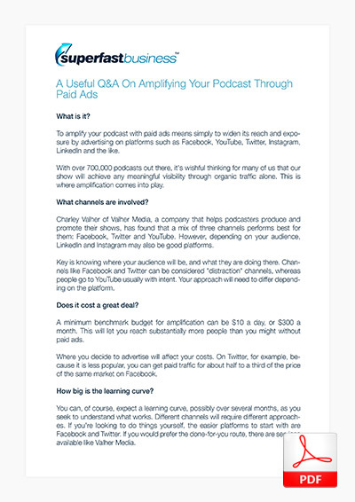 A Useful Q&A On Amplifying Your Podcast Through Paid Ads thumbnail image